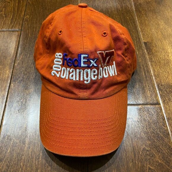 Twins 2008 FedEx Orange Bowl VT Virginia Tech Hat Cap Embroidered Men's One Size - Picture 3 of 6